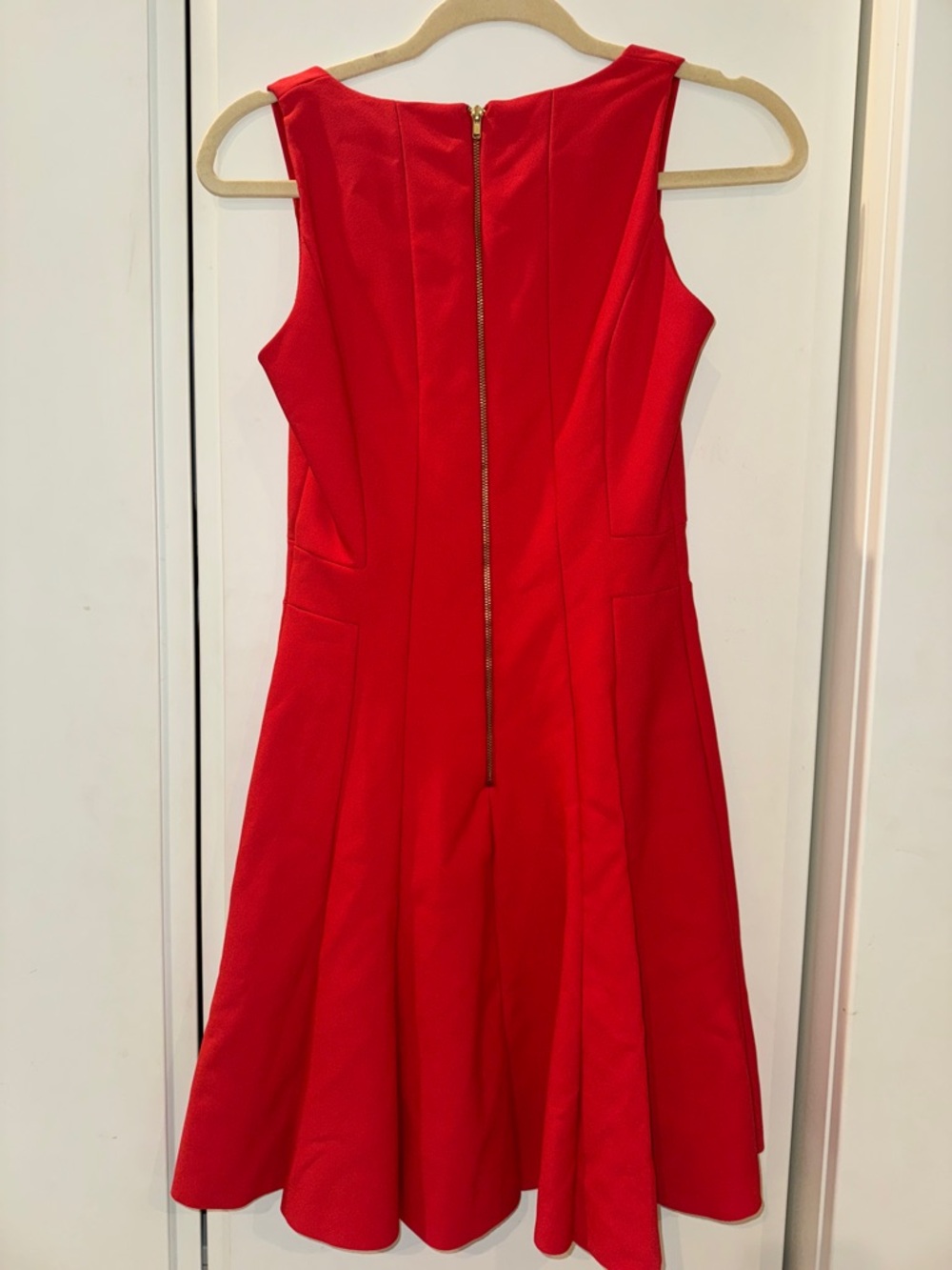 H&M Red Sleeveless Fit & Flare Dress - Picture 3 of 11